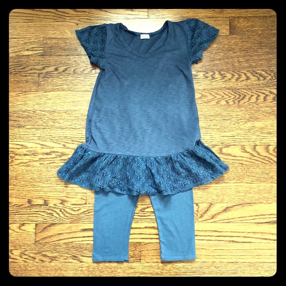 Splendid littles size 5/6 tunic and legging set